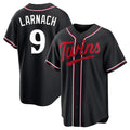 M.Twins #9 Trevor Larnach Player Black Fashion Out Home Limited Jdoa Stitched Jerseys