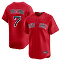 B.Red Sox #7 Masataka Yoshida Player Red Limited Home Game Jdoa Stitched Jerseys