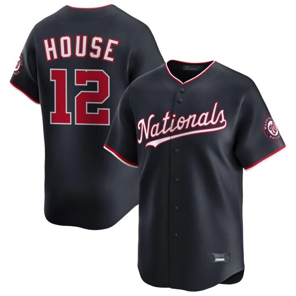 W.Nationals #12 Brady House Player Navy Alternate Limited Game Jdoa Stitched Jerseys