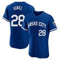 KC.Royals #28 Kyle Isbel Player Royal City Connect Limited Elite Home Game Jdoa Stitched Jerseys