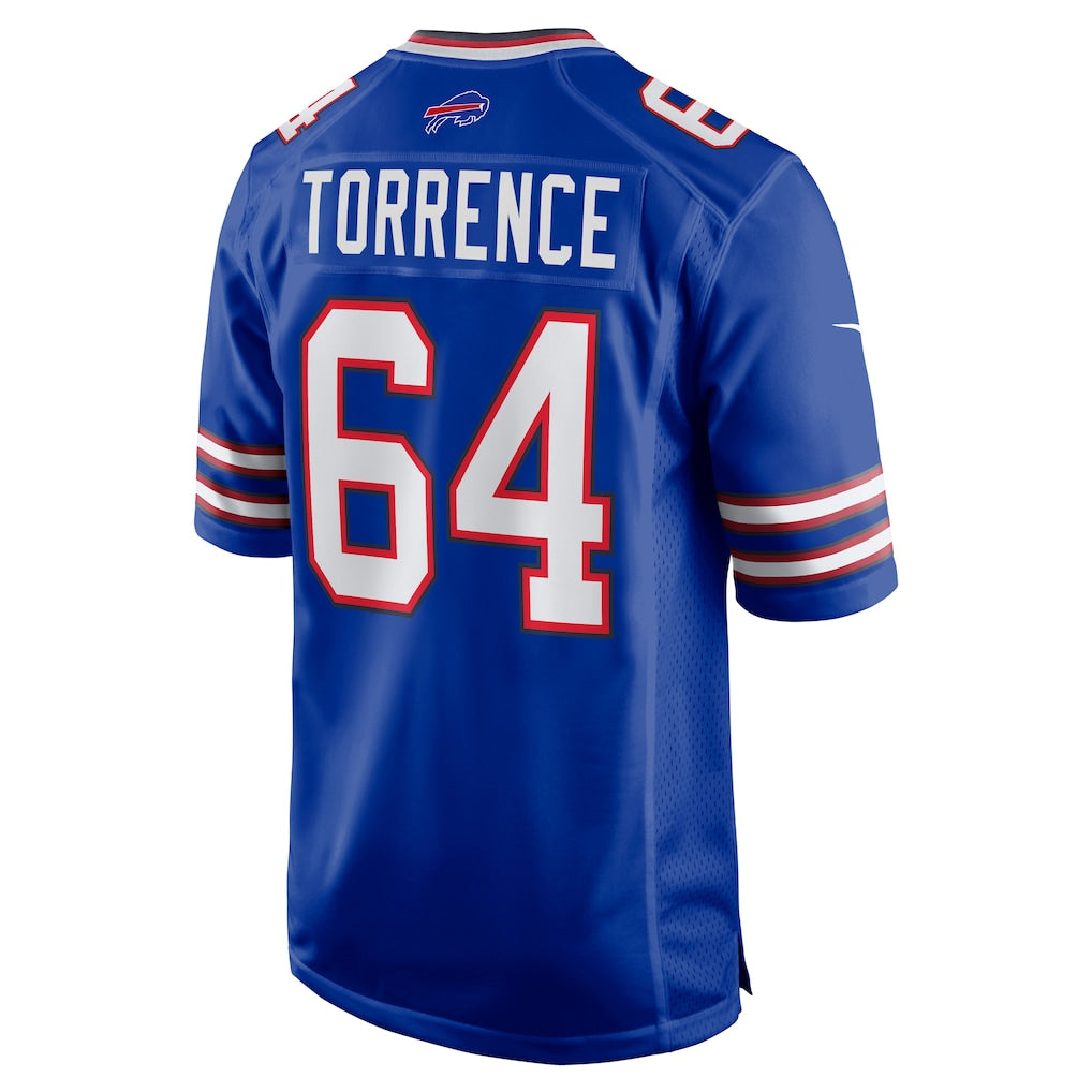Jdoa B.Bills #64 O'Cyrus Torrence Royal Home Game Jersey