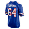 Jdoa B.Bills #64 O'Cyrus Torrence Royal Home Game Jersey