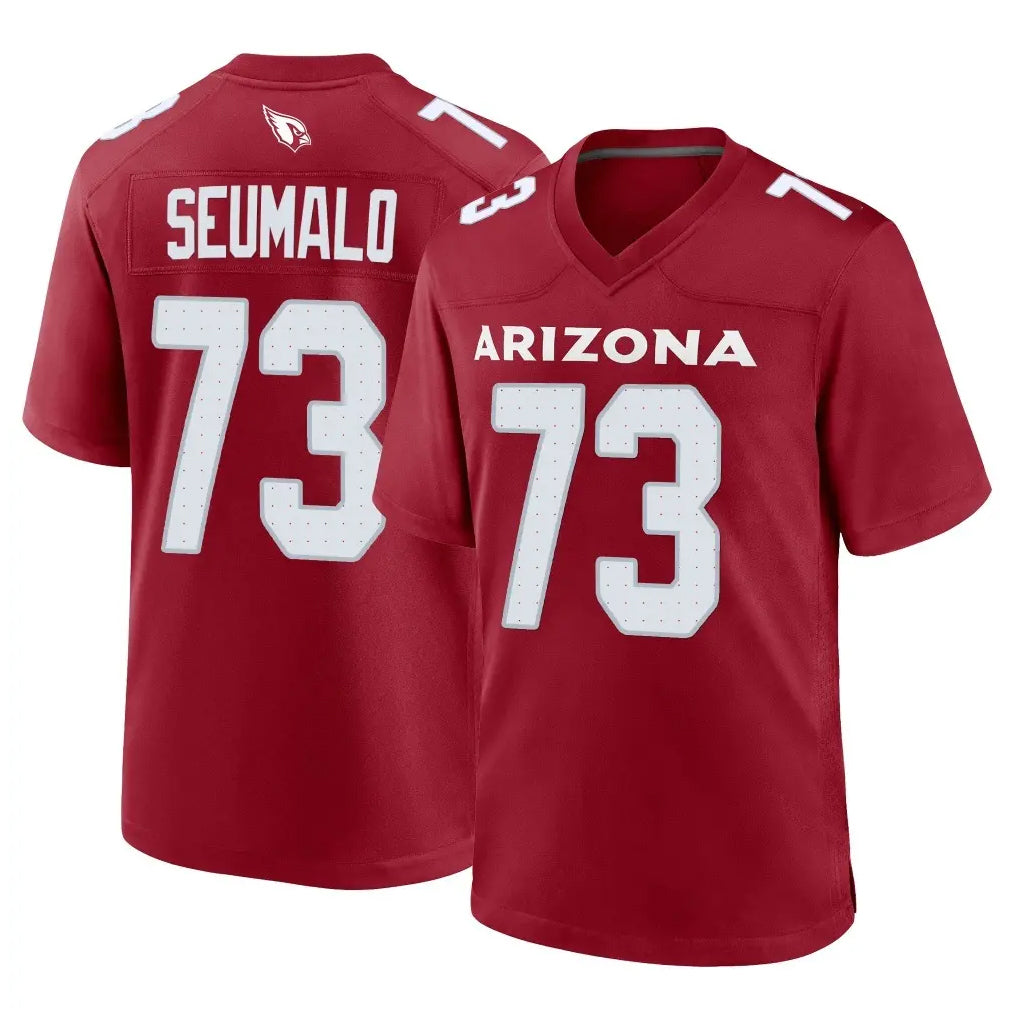 A.Cardinals #73 Isaac Seumalo Player Cardinal Limited Home Game Jdoa Stitched Jerseys