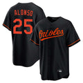B.Orioles #25 Pete Alonso Player Black Home Game Jdoa Stitched Jerseys