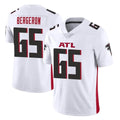 A.Falcons #65 Matthew Bergeron Player White Vapor Untouchable Limited Home Game Jdoa Stitched Jerseys