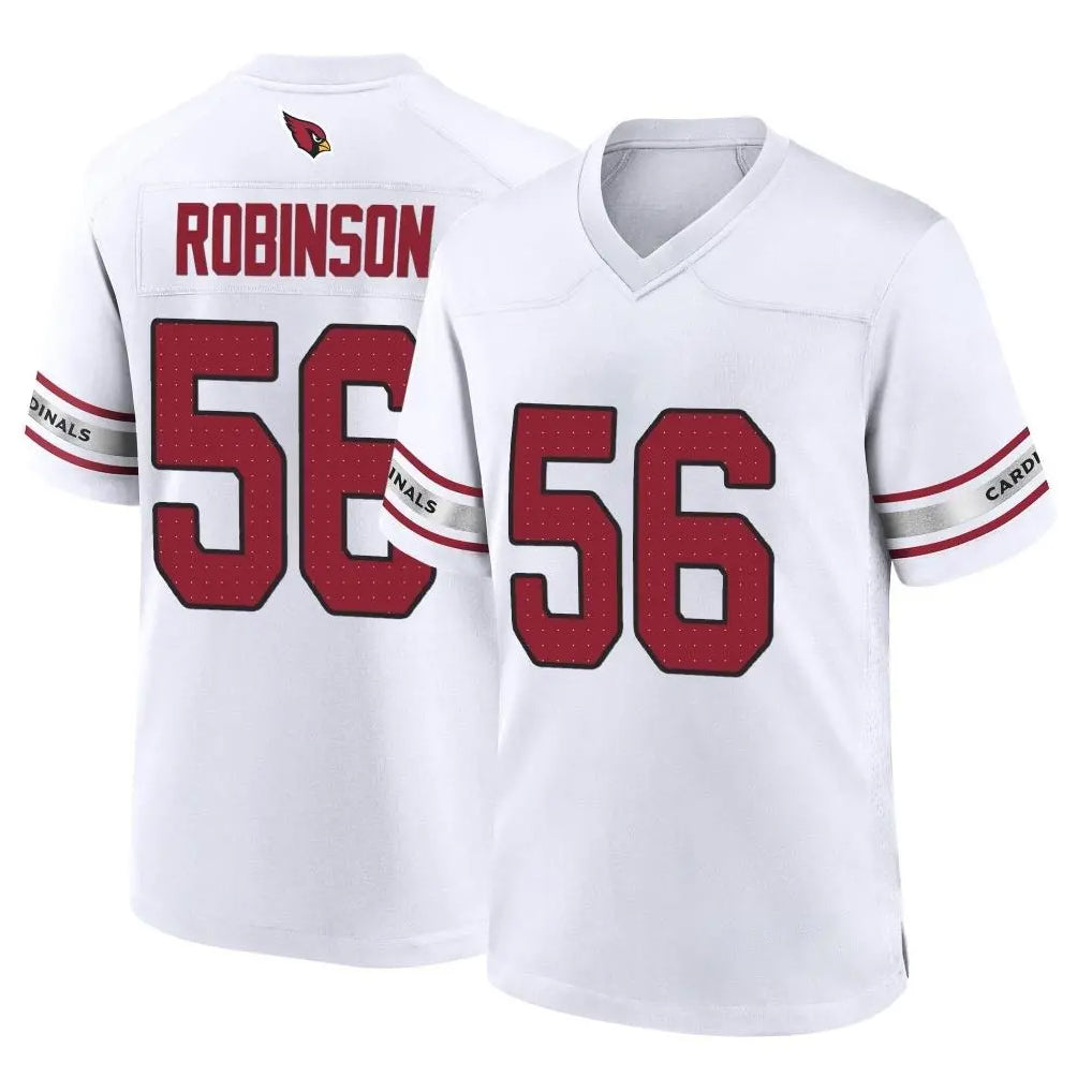 A.Cardinals #56 Darius Robinson Player White Home Game Jdoa Stitched Jerseys