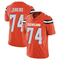 C.Browns #74 Elgton Jenkins Player Orange Alternate Vapor Untouchable Limited Home Game Jdoa Stitched Jerseys