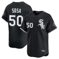 C.White Sox #50 Lenyn Sosa Player Black Limited Home Jdoa Stitched Jerseys