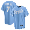 KC.Royals #7 Bobby Witt Jr. Player Light Blue Home Game Jdoa Stitched Jerseys