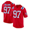 NE.Patriots #97 Milton Williams Player Red Home Game Jdoa Stitched Jerseys