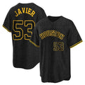 H.Astros #53 Cristian Javier Player Snake Skin City Home Game Jdoa Stitched Jerseys