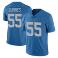 D.Lions #55 Derrick Barnes Player Blue Limited Throwback Vapor Untouchable Jdoa Stitched Jerseys