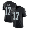 LV.Raiders #17 Nakobe Dean Player Black Limited Vapor Untouchable Home Game Stitched Jerseys