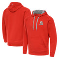 C.Browns ## Browns Blank Player Orange Brushed Carbon Pullover Hoodie Limited Jdoa Stitched Jerseys