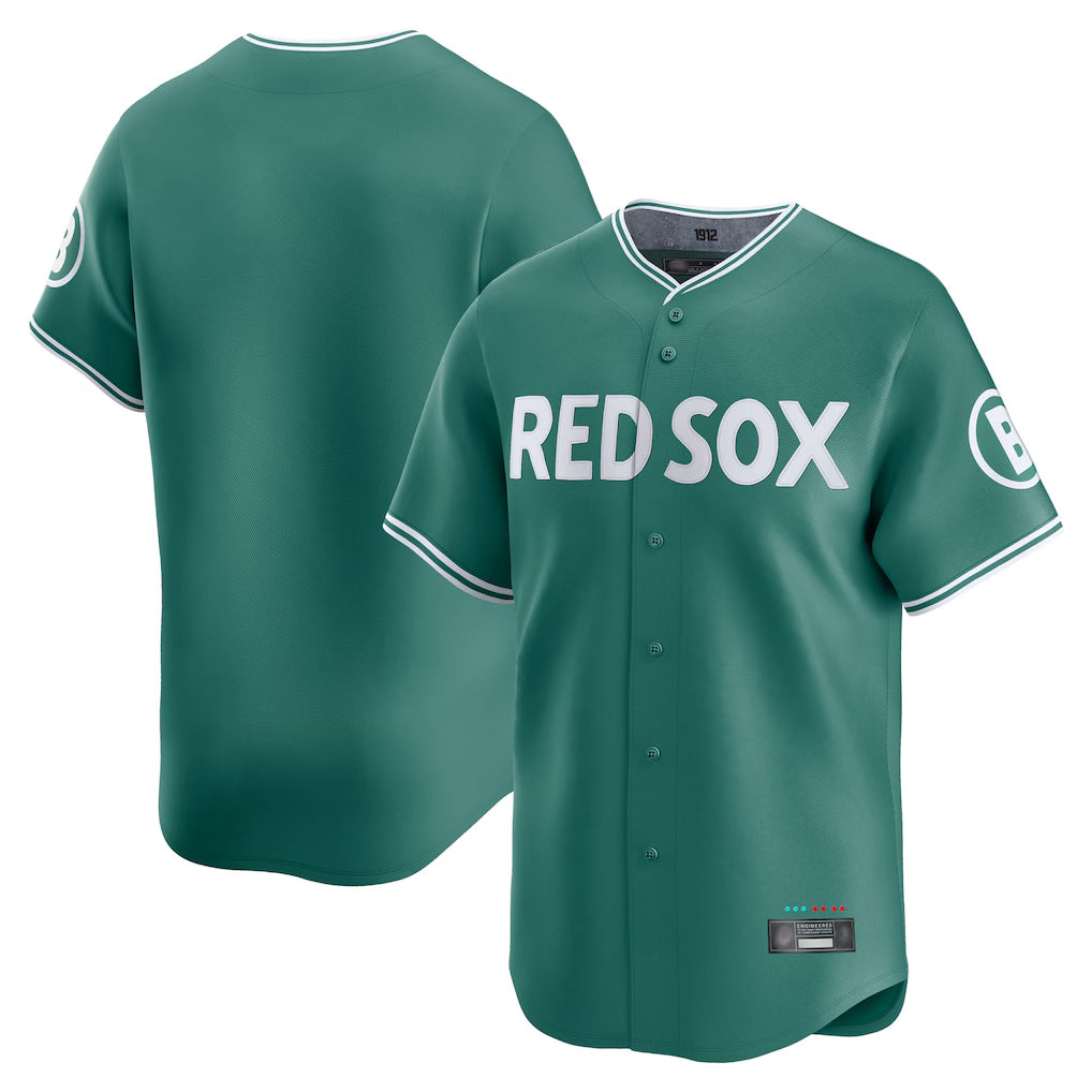 B.Red Sox ## Red Sox Blank Player Green City Connect Limited Home Game Jdoa Stitched Jerseys