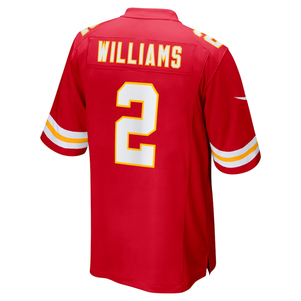 Jdoa KC.Chiefs #2 Joshua Williams Red Game Jersey