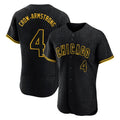 C.Cubs #4 Pete Crow-Armstrong Player Black Snake Skin City Limited Elite Home Game Jdoa Stitched Jerseys