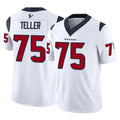 H.Texans #75 Wyatt Teller Player White Limited Vapor F.U.S.E. Home Game Jdoa Stitched Jerseys