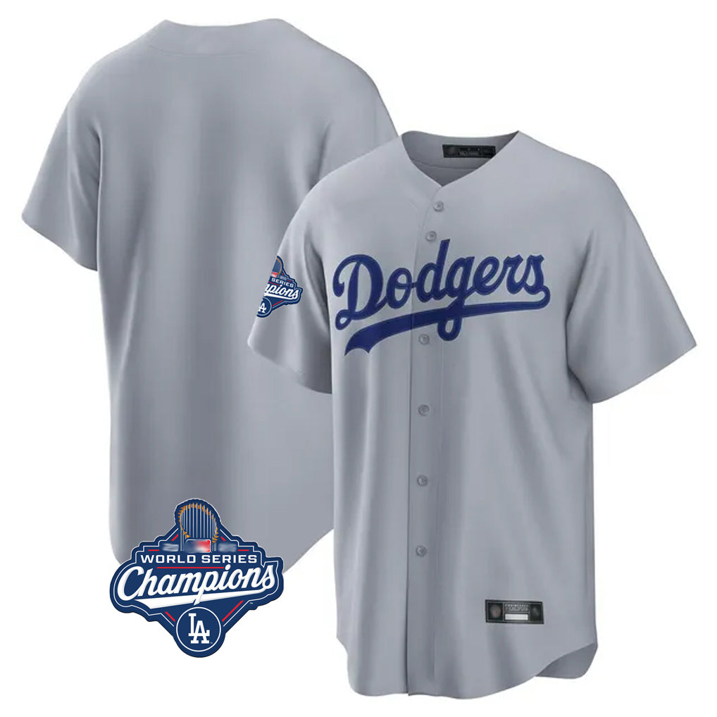 LA.Dodgers ## Dodgers Blank Player Gray Game Home World Series Meet Jdoa Stitched Jerseys