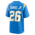 Jdoa LA.Chargers #26 Asante Samuel Jr. Powder Blue Player Game Jersey