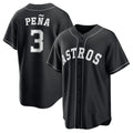H.Astros #3 Jeremy Pena Player Black Home Game Jdoa Stitched Jerseys