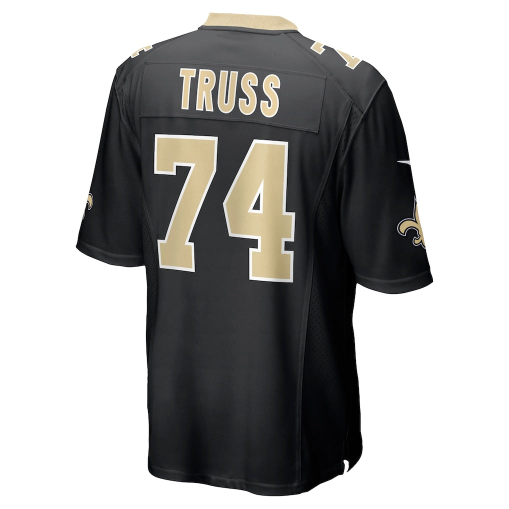 Jdoa NO.Saints #74 Xavier Truss Black Team Game Jersey
