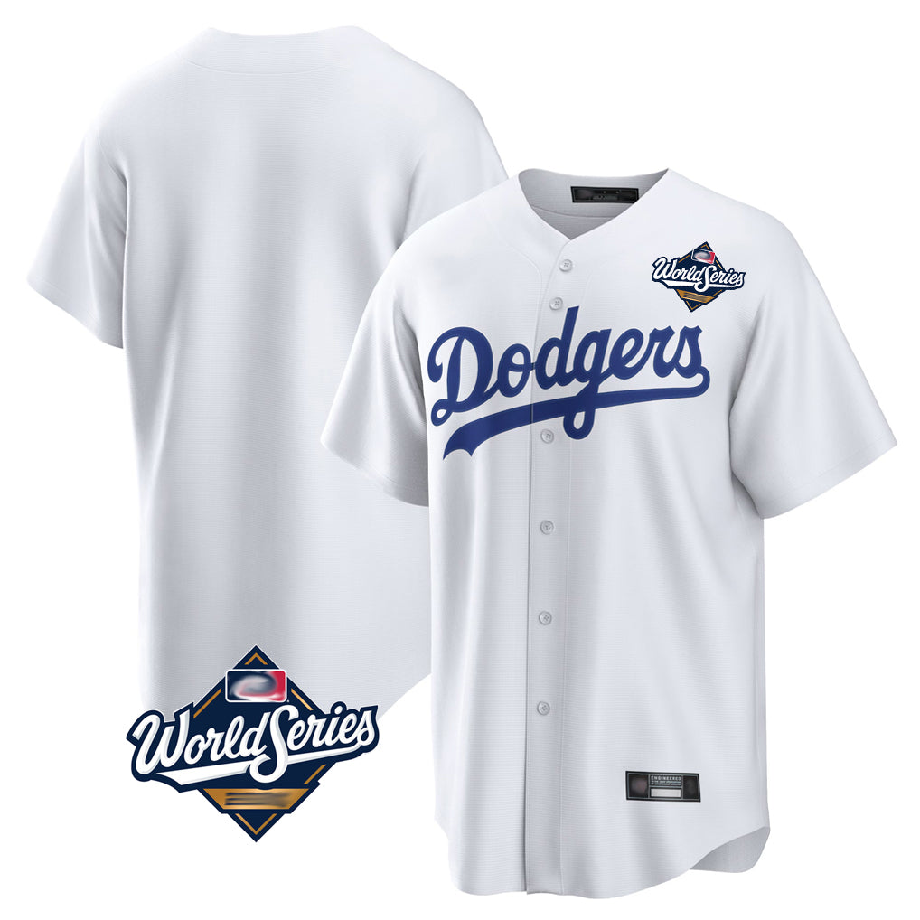 LA.Dodgers ## Dodgers Blank Player White Game Home World Series Jdoa Stitched Jerseys