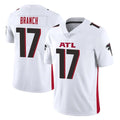 A.Falcons #17 Zachariah Branch Player White Vapor Untouchable Limited Home Game Jdoa Stitched Jerseys