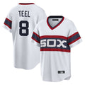 C.White Sox #8 Kyle Teel Player White T-shirt Home Game Jdoa Stitched Jerseys
