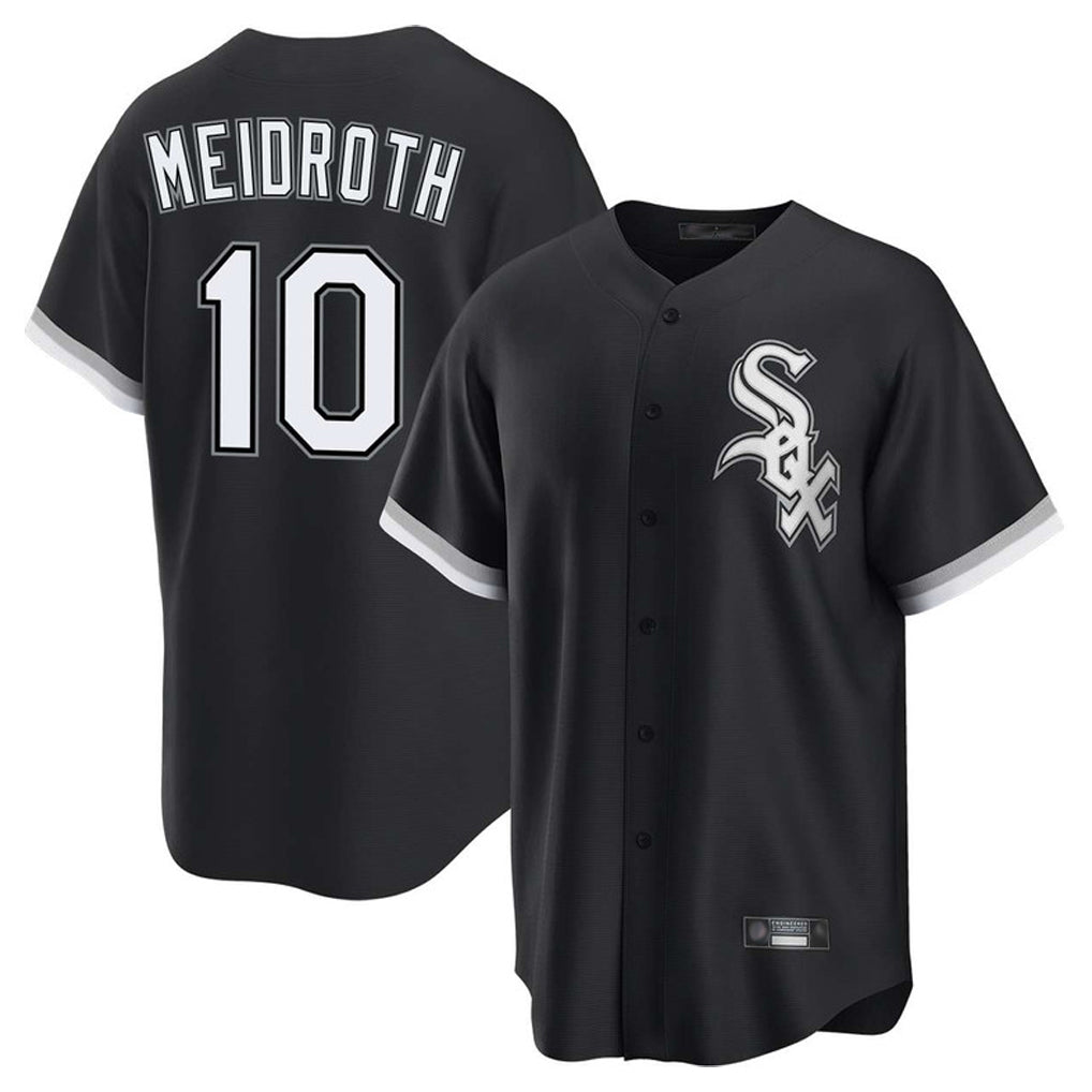 C.White Sox #10 Chase Meidroth Player Black Home Game Jdoa Stitched Jerseys