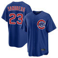 C.Cubs #23 Ryne Sandberg Player Royal Home Game Jdoa Stitched Jerseys