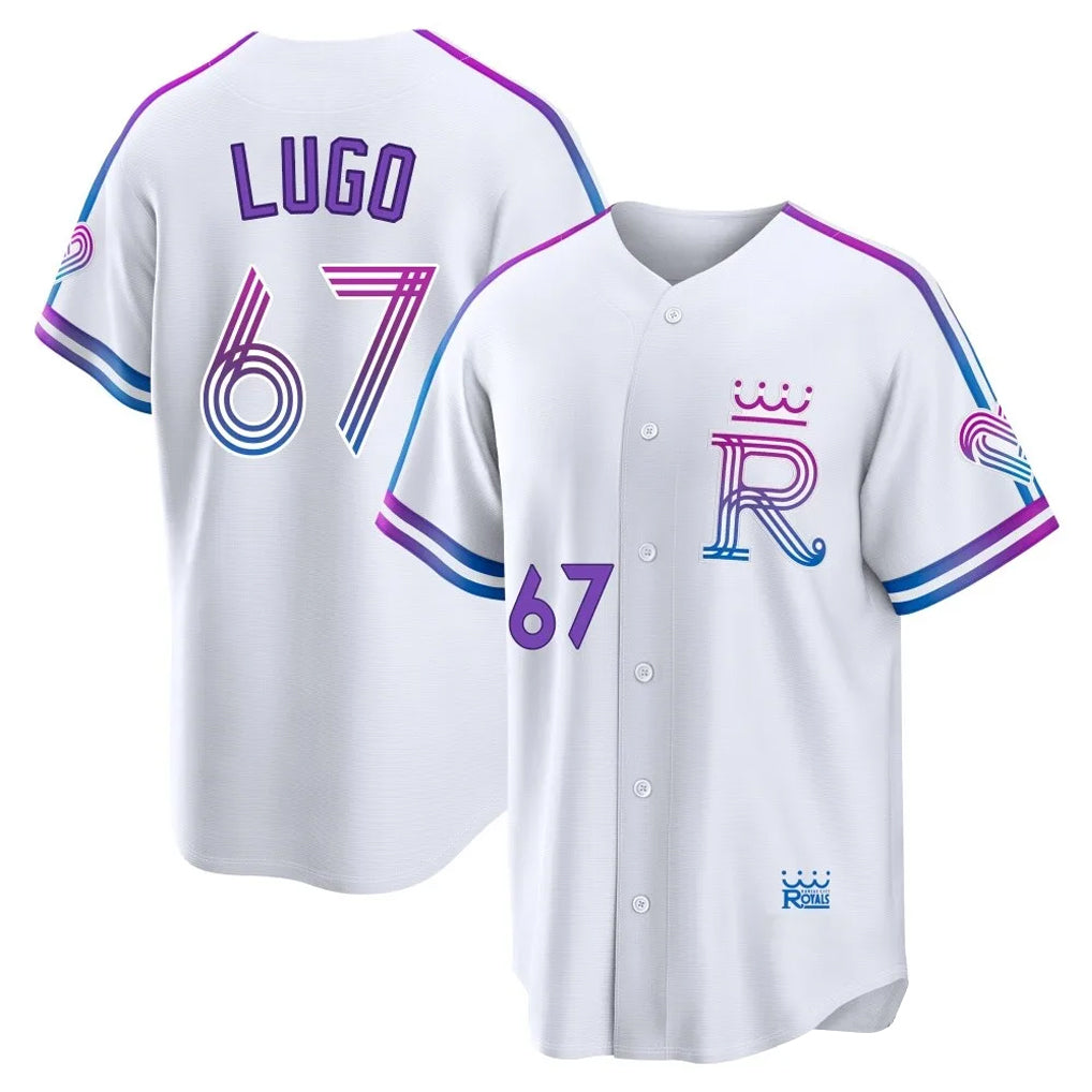 KC.Royals #67 Seth Lugo Player White 2026 City Connect Limited Home Jdoa Stitched Jerseys