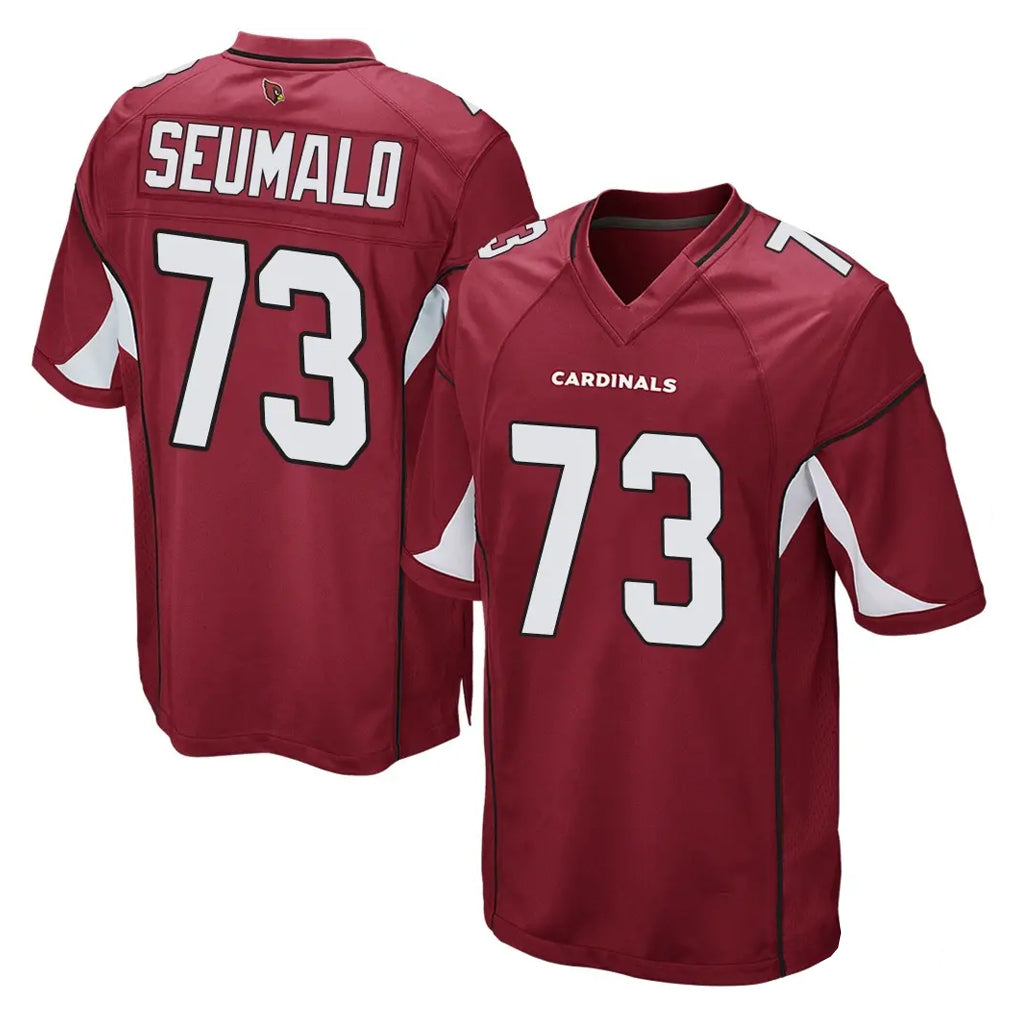 A.Cardinals #73 Isaac Seumalo Player Cardinal Home Game Jdoa Stitched Jerseys