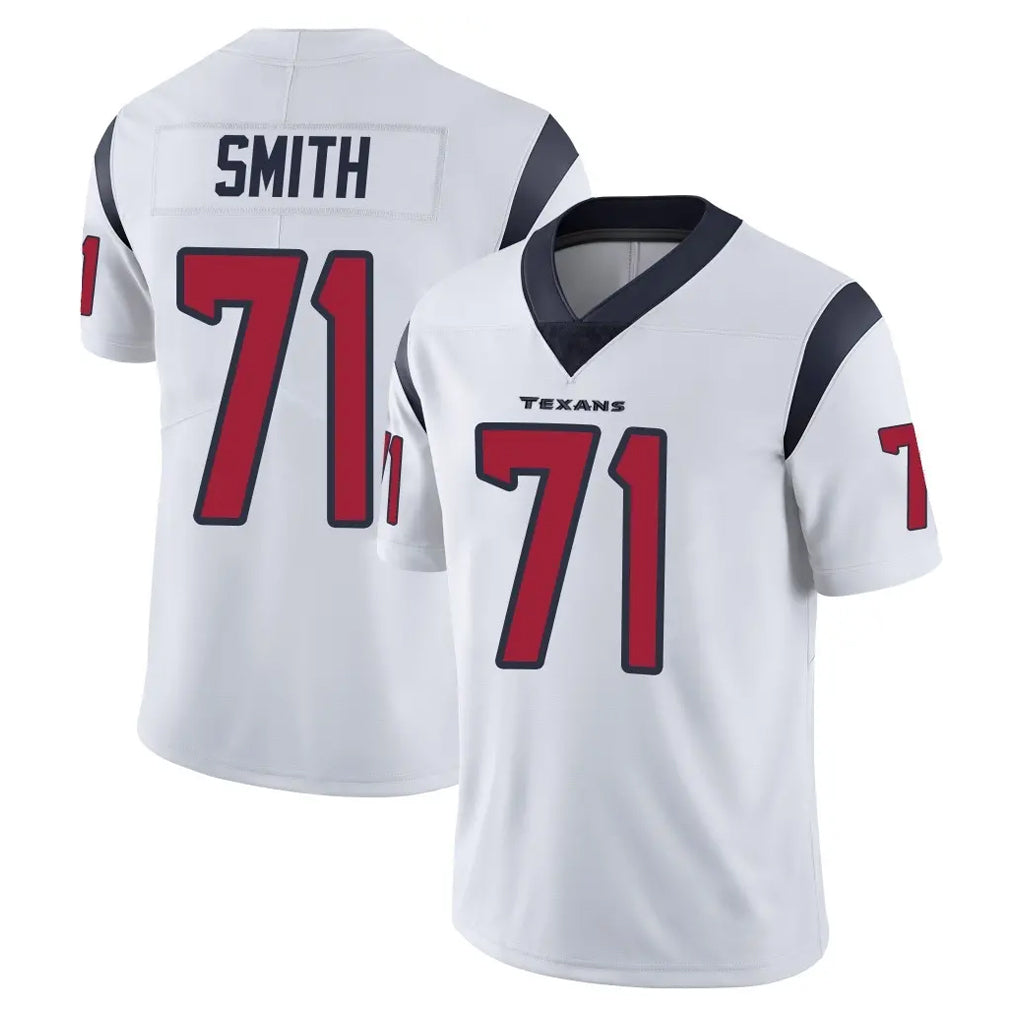 H.Texans #71 Braden Smith Player White Limited Vapor Untouchable Home Game Jdoa Stitched Jerseys