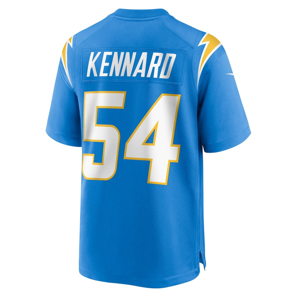 Jdoa LA.Chargers #54 Kyle Kennard Powder Blue Team Game Jersey