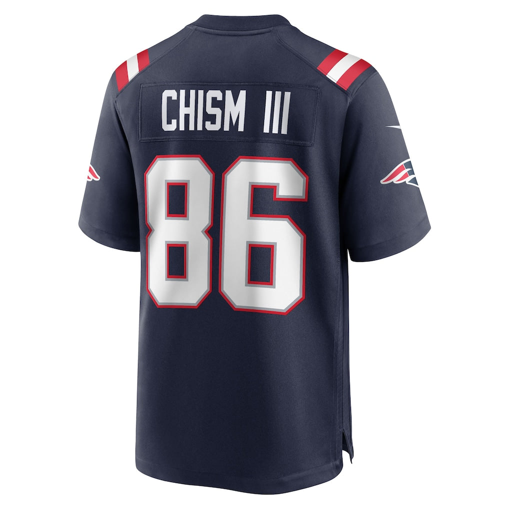 Jdoa NE.Patriots #86 Efton Chism III Navy Team Game Jersey