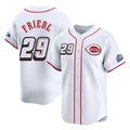 C.Reds #29 TJ Friedl Player White Speedway Classic Home Limited Jdoa Stitched Jerseys