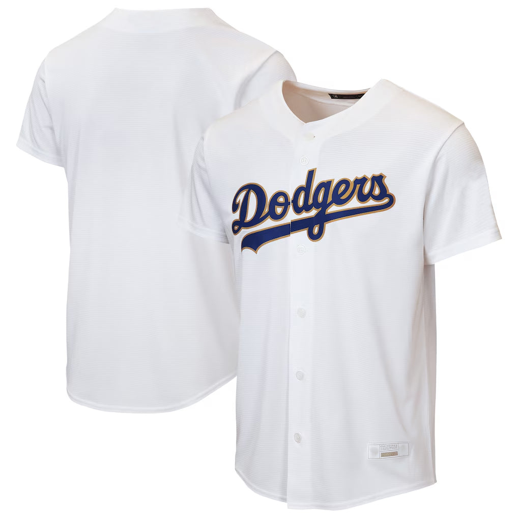 LA.Dodgers ## Dodgers Blank Player Gold White 2026 Collection Stadium Game Jdoa Stitched Jerseys