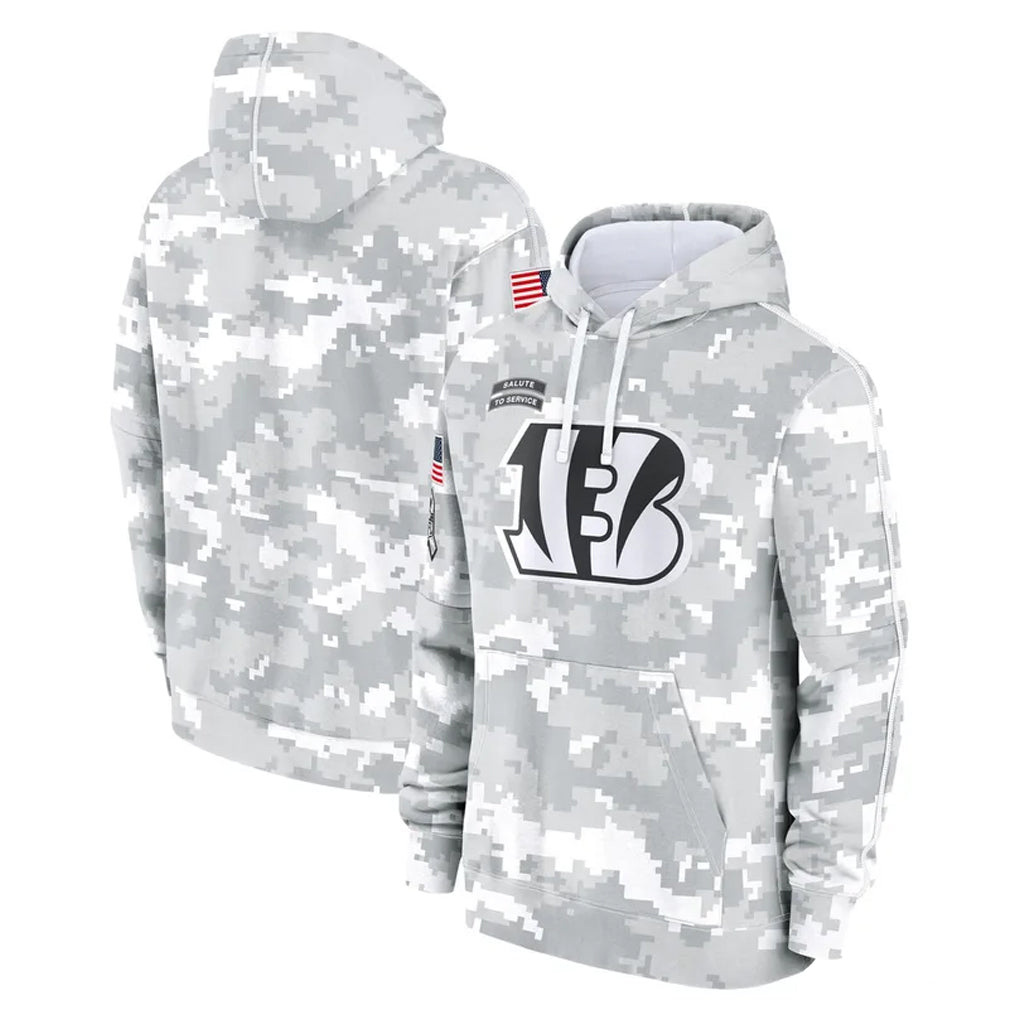 C.Bengals ## Bengals Blank Player Arctic Camo Salute to Service Pullover Hoodie Limited Jdoa Stitched Jerseys
