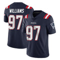 NE.Patriots #97 Milton Williams Player Navy Vapor Untouchable Home Game Jdoa Stitched Jerseys