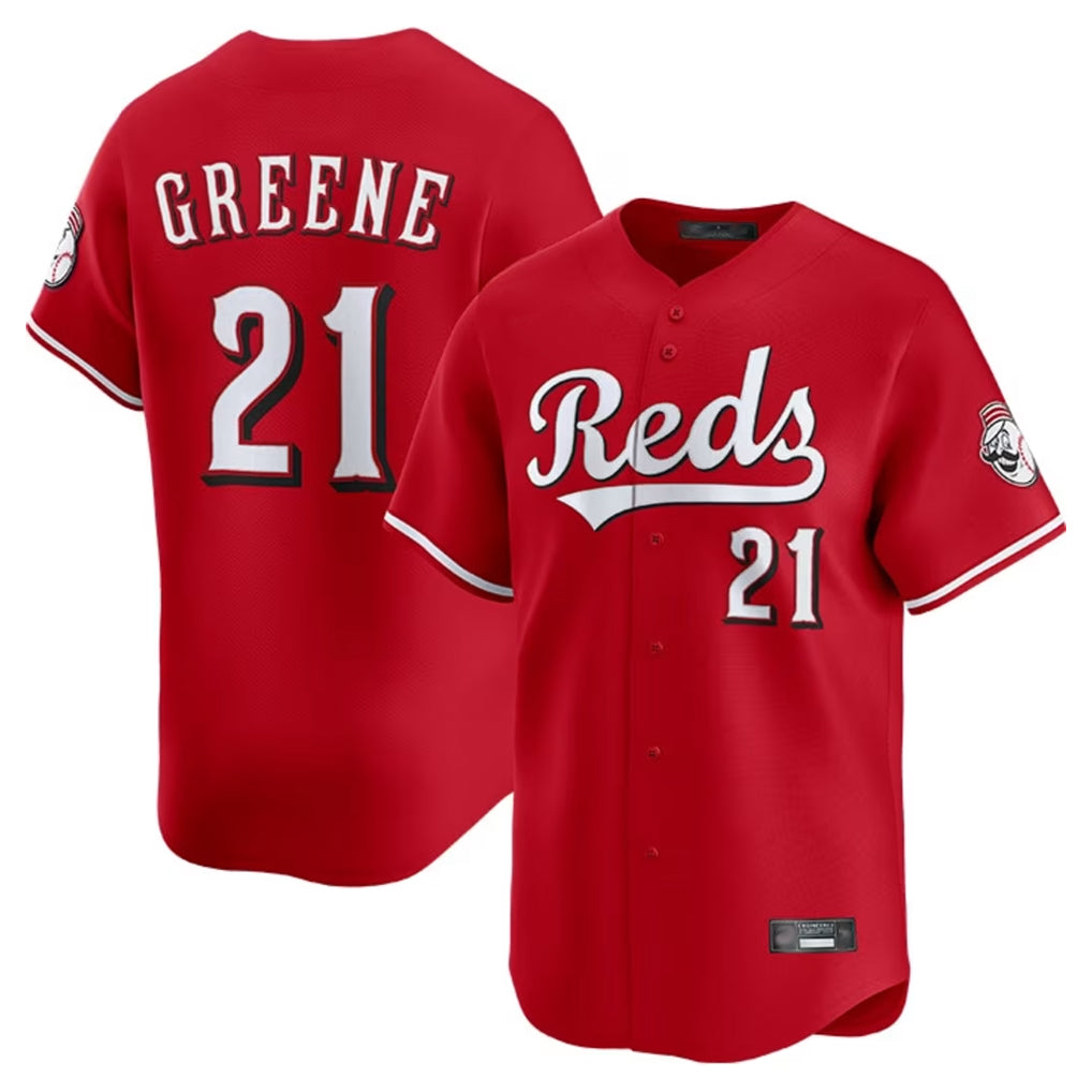 C.Reds #21 Hunter Greene Player Red Home Limited Jdoa Stitched Jerseys