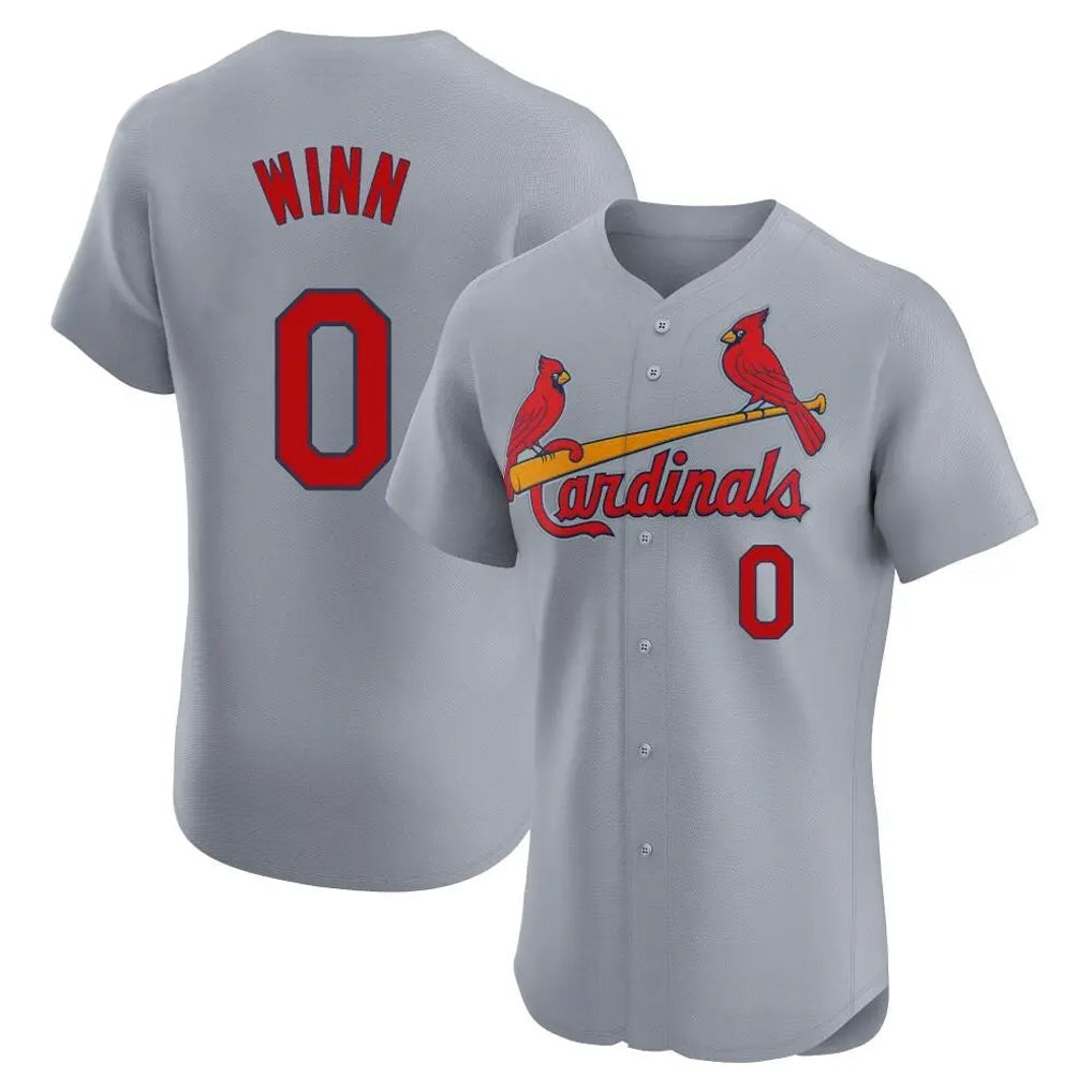 St. Louis Cardinals #0 Masyn Winn Player Gary Home Limited Elite Jdoa Stitched Jerseys