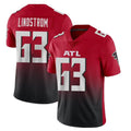 A.Falcons #63 Chris Lindstrom Player Red Vapor Untouchable Limited Home Game Jdoa Stitched Jerseys