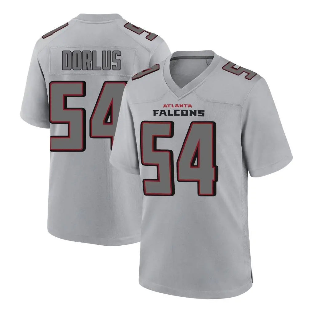 A.Falcons #54 Brandon Dorlus Player Gray Fashion Home Game Jdoa Stitched Jerseys