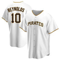 P.Pirates #10 Bryan Reynolds Player White Home Game Jdoa Stitched Jerseys