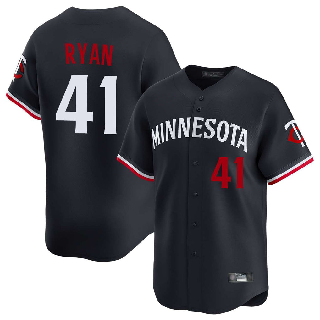 M.Twins #41 Joe Ryan Player Navy Home Limited Jdoa Stitched Jerseys