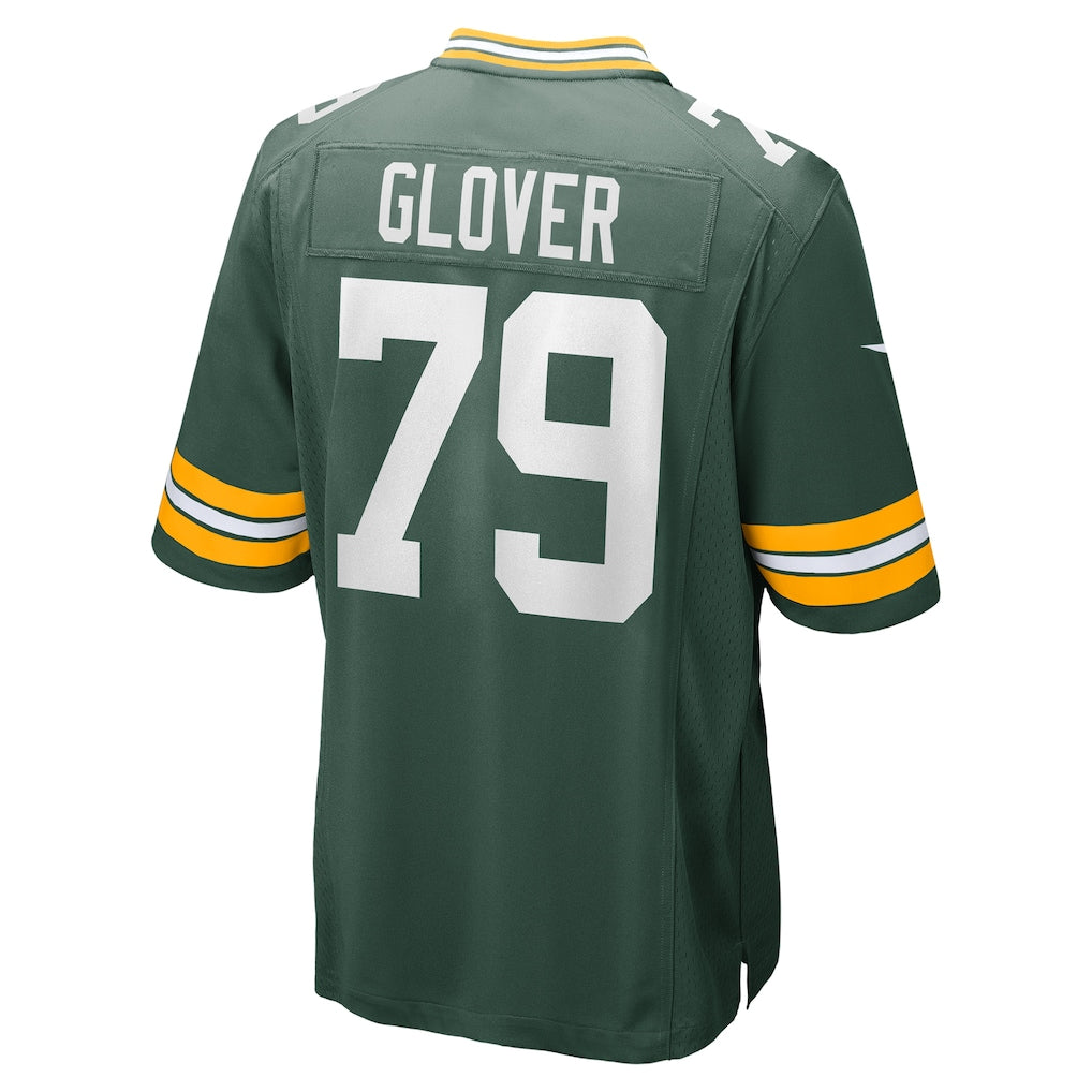 Jdoa GB.Packers #79 Travis Glover Green Game Jersey