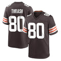 C.Browns #80 Jamari Thrash Player Brown Home Game Jdoa Stitched Jerseys