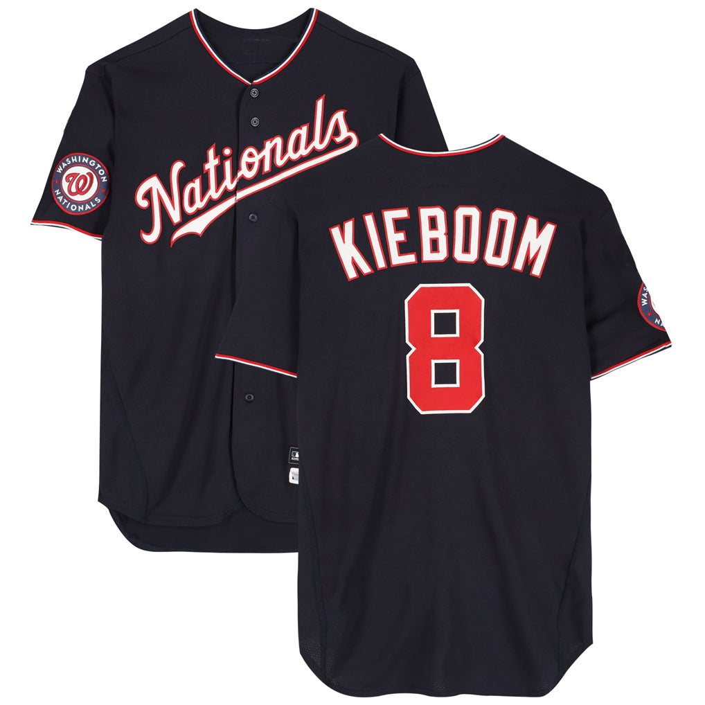 W.Nationals #8 Carter Kieboom Player Navy Home Game Jdoa Stitched Jerseys