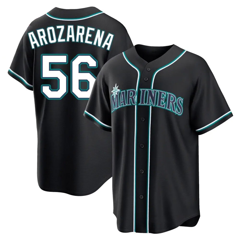 S.Mariners #56 Randy Arozarena Player Black Fashion Home Limited Jdoa Stitched Jerseys